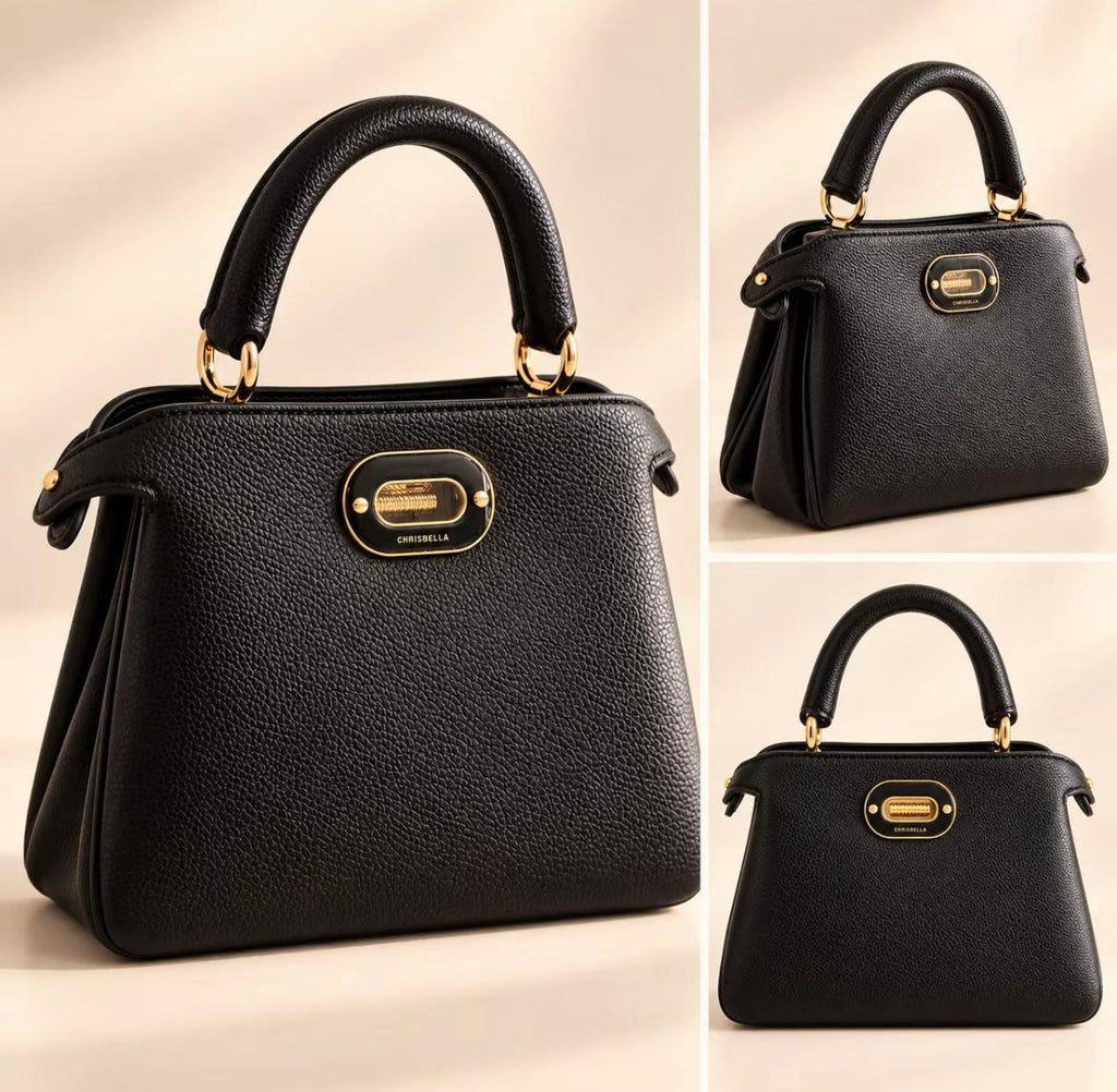 Borsa Chrisbella Nera con Tracolla