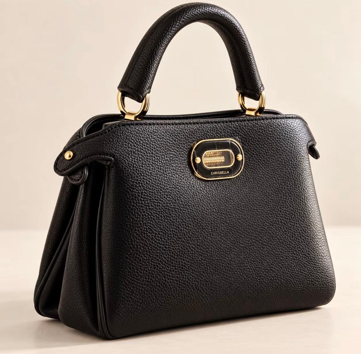 Borsa Chrisbella Nera con Tracolla