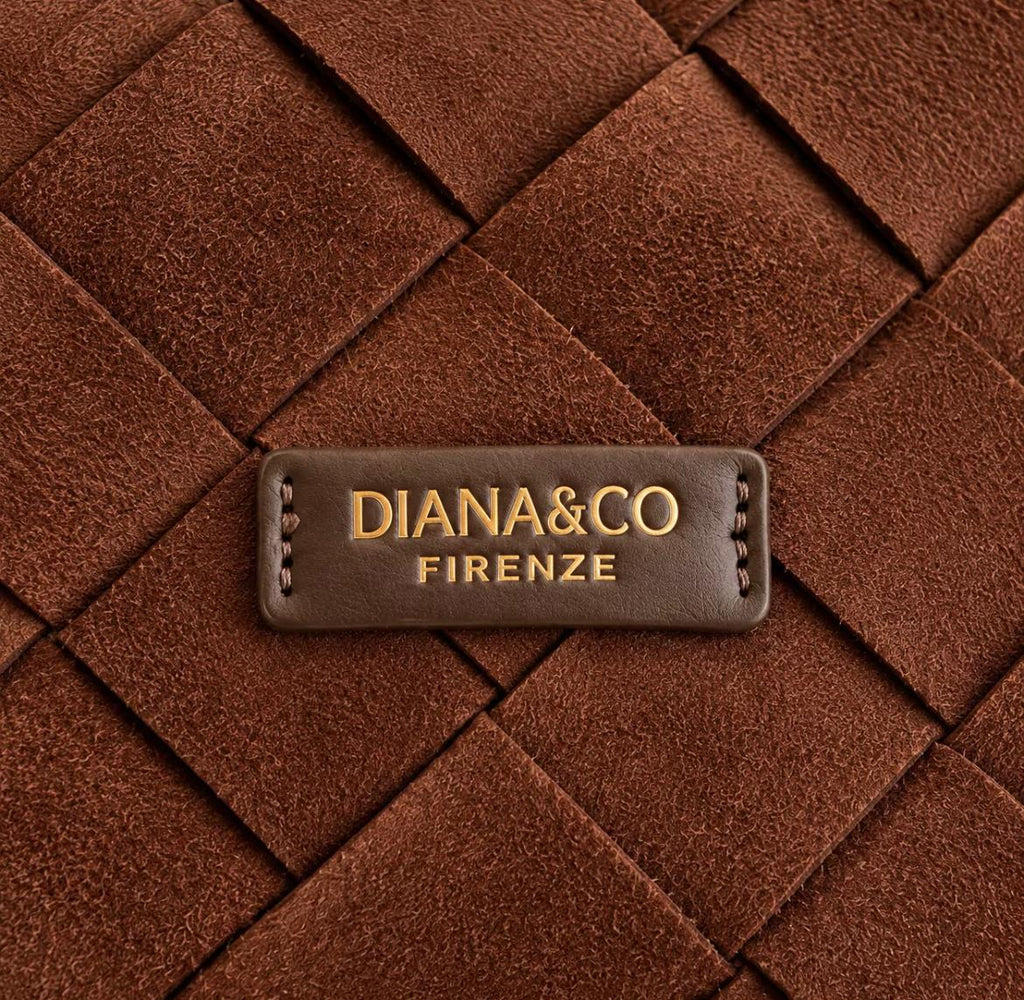Borsa Diana&Co Firenze Intrecciata – Marrone