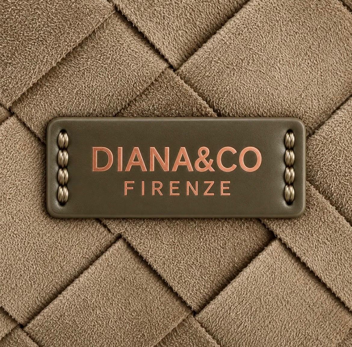 Borsa Diana&Co Firenze Intrecciata – Verde Oliva