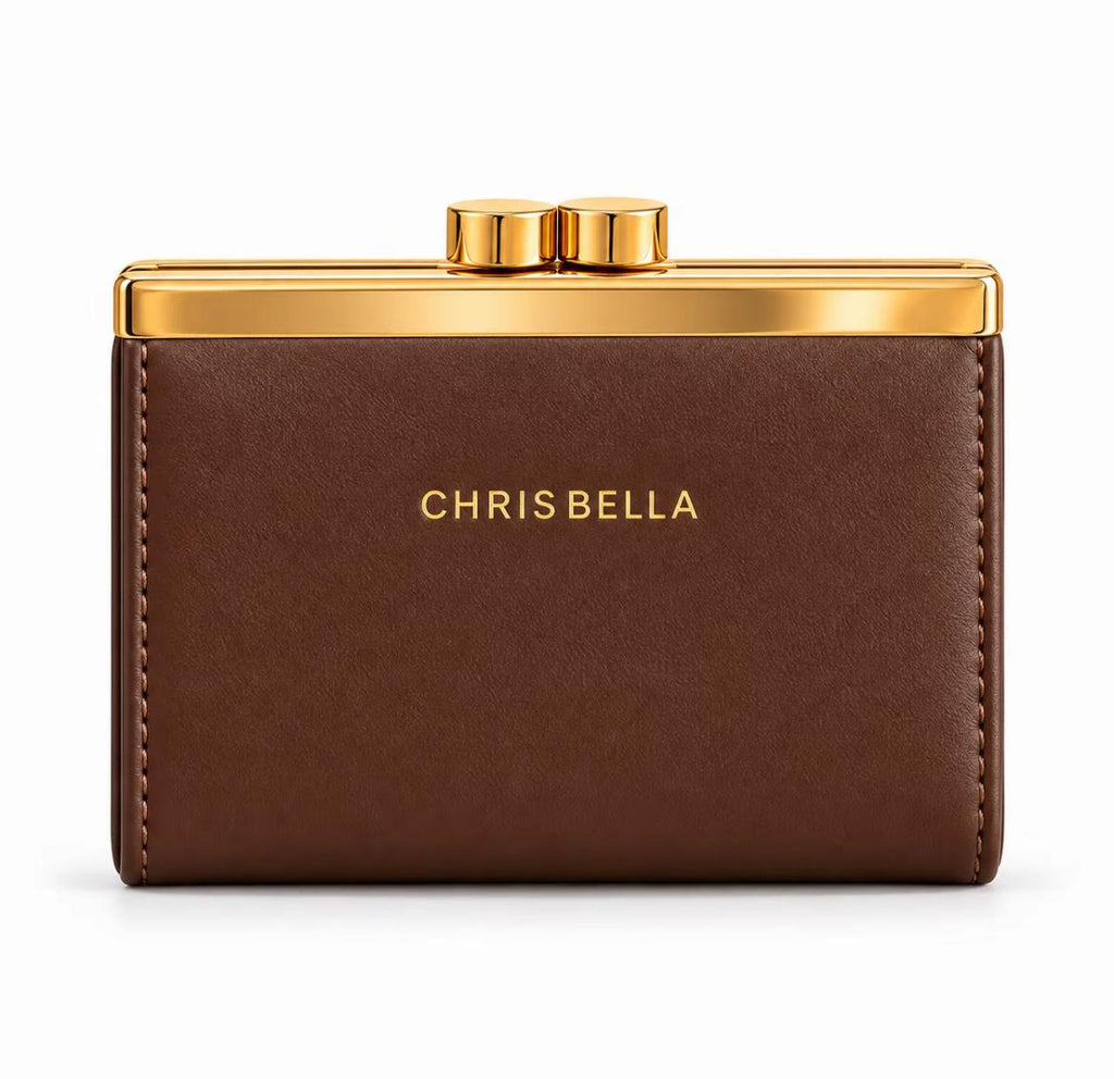 Set Chrisbella – Borsa con fantasia monogram e portafoglio abbinato