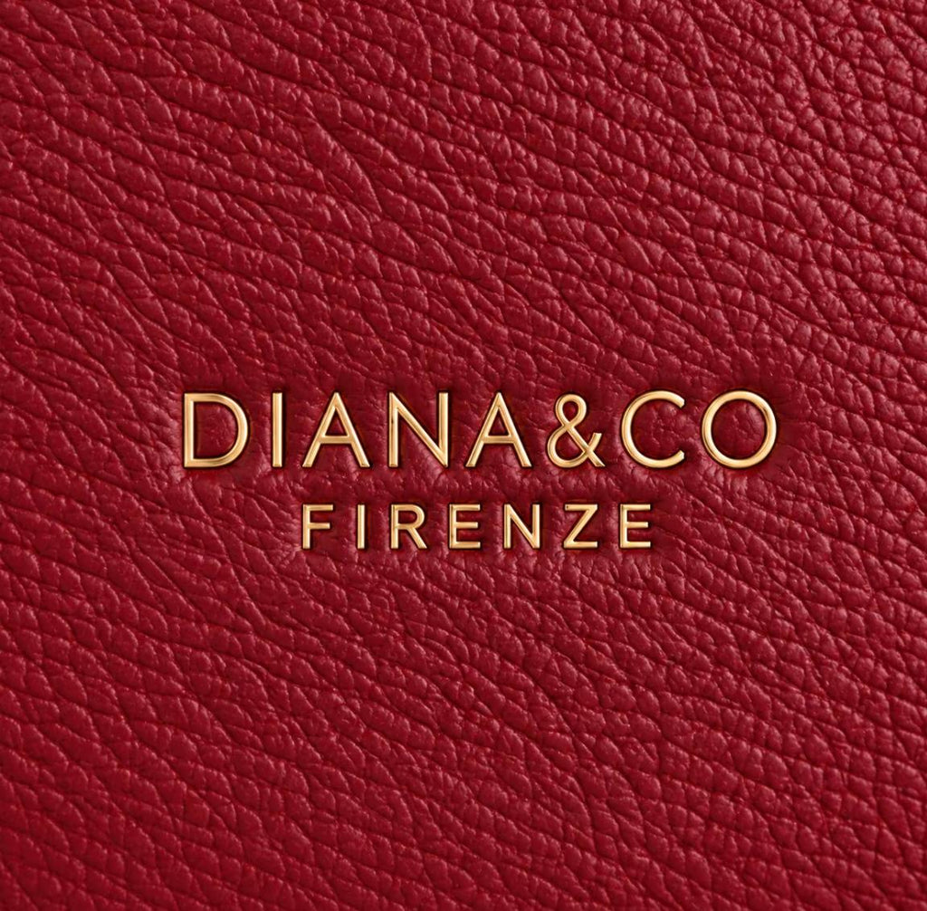 Beauty case Diana&Co Firenze con manico – Bordeaux