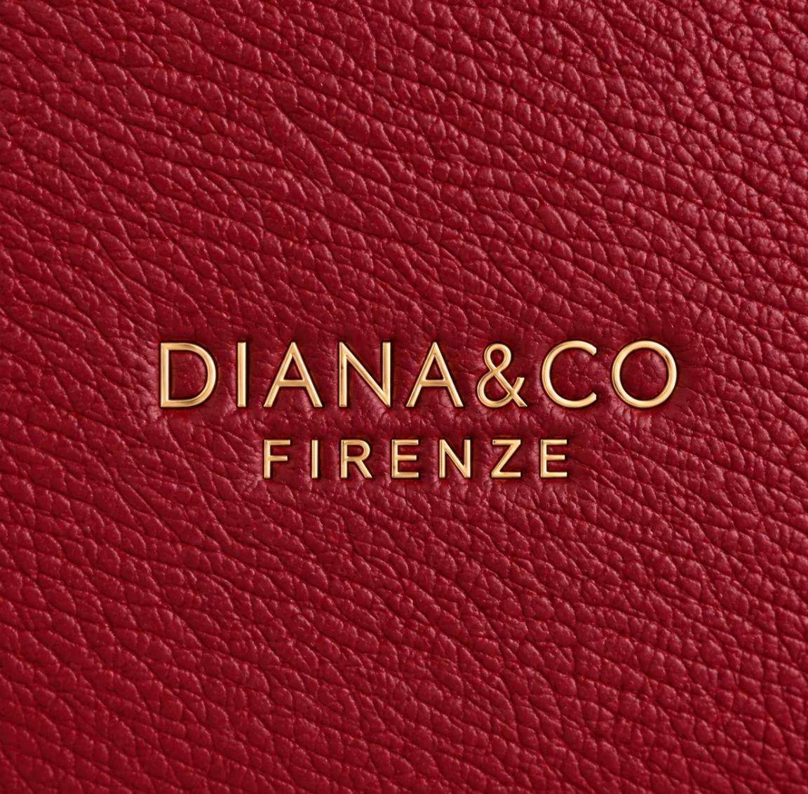 Beauty case Diana&Co Firenze con manico – Bordeaux