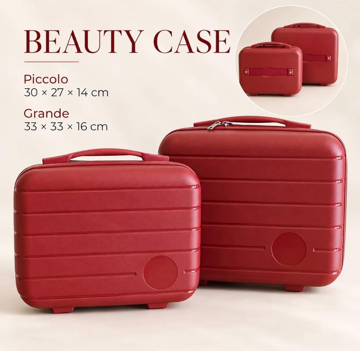 Set 2 beauty case rigidi da viaggio – Piccolo e grande