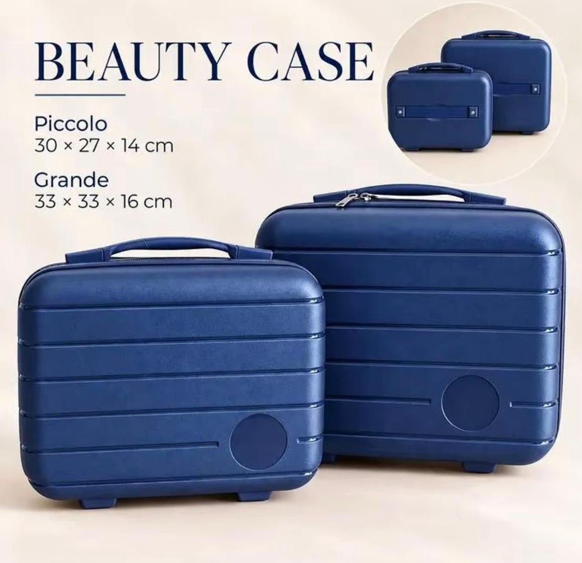 Set 2 beauty case rigidi da viaggio – Piccolo e grande