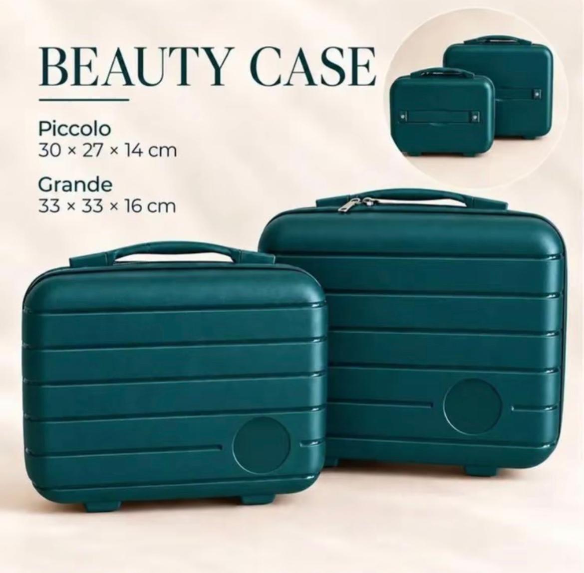 Set 2 beauty case rigidi da viaggio – Piccolo e grande